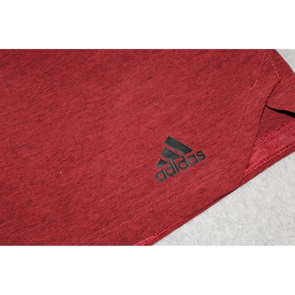 Adidas Shorts Mens Large Red Athletic Gym 9